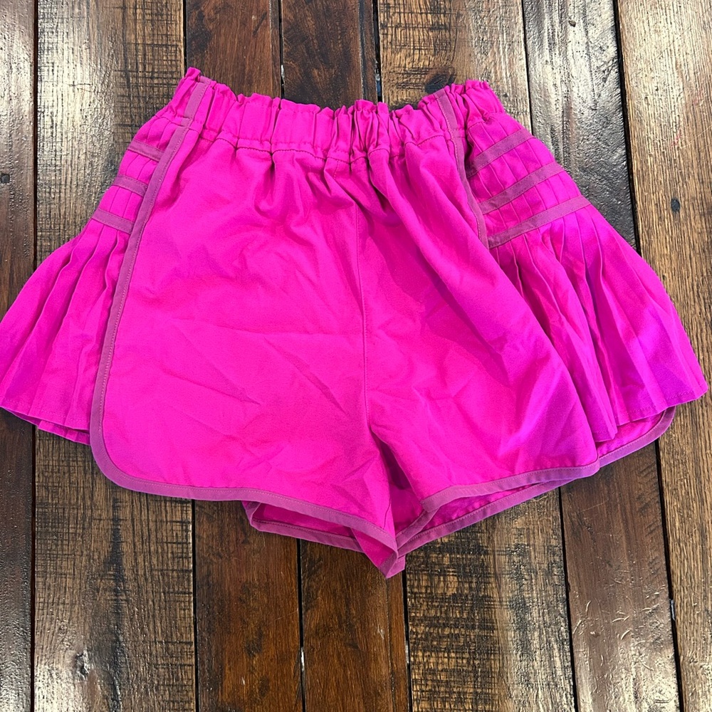 Vibrant Pink Athletic Shorts for Women